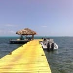 Dive boat at dock nearby