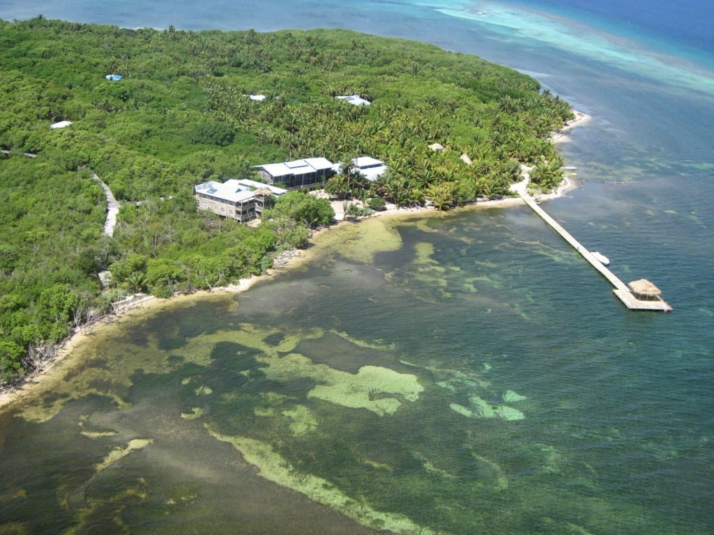 Long Caye by Air